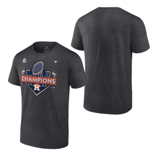 Men's Houston Astros Heather Charcoal 2022 World Series Champions Locker Room Big & Tall T-Shirt