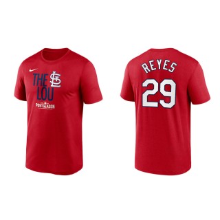 Alex Reyes Cardinals Red 2021 Postseason Dugout T-Shirt