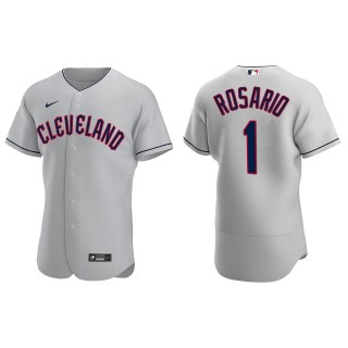 Amed Rosario Cleveland Guardians Authentic Gray Jersey