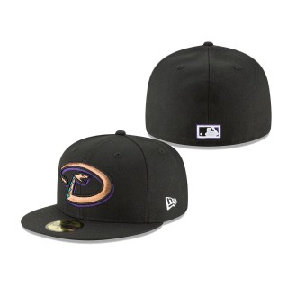 Diamondbacks Cooperstown Collection Logo 59FIFTY Fitted Hat Black
