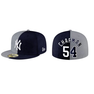 Aroldis Chapman New York Yankees Navy Gray Split Hat