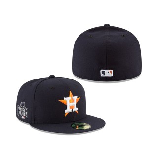 Men's Houston Astros Navy 2021 World Series Bound Home Sidepatch 59FIFTY Fitted Hat