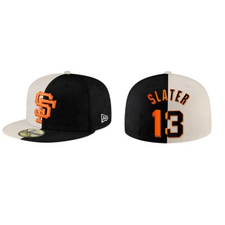 Austin Slater Giants Cream Black Split 59FIFTY Hat
