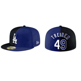Blake Treinen Los Angeles Dodgers Black Royal Split Hat