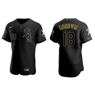 Brian Goodwin Chicago White Sox Salute to Service Black Jersey