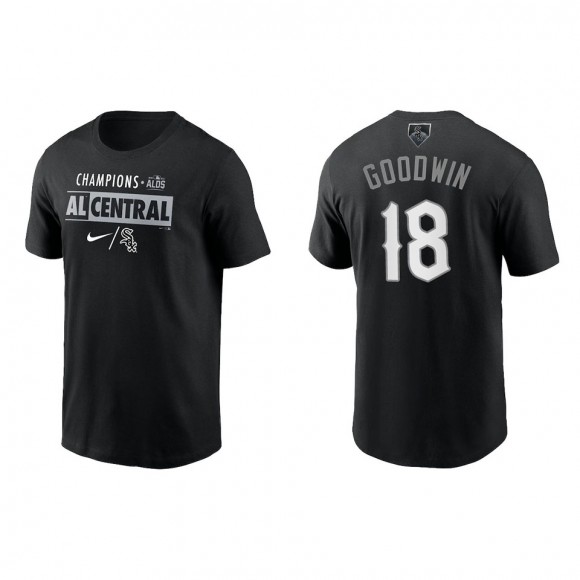 Brian Goodwin White Sox Black 2021 AL Central Division Champions T-Shirt