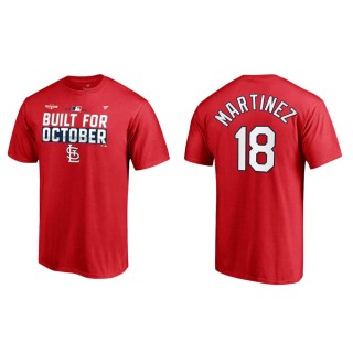 Carlos Martinez Cardinals Red 2021 Postseason Locker Room T-Shirt