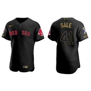 Chris Sale Boston Red Sox Salute to Service Black Jersey