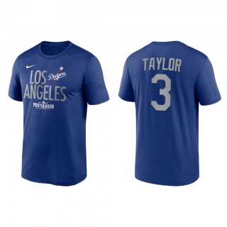 Chris Taylor Los Angeles Dodgers Royal 2021 Postseason Authentic Collection Dugout T-Shirt