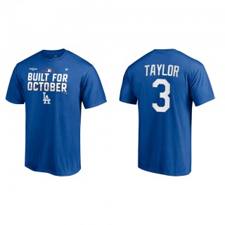 Chris Taylor Los Angeles Dodgers Royal 2021 Postseason Locker Room T-Shirt