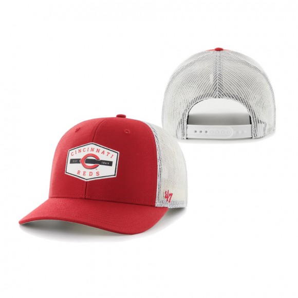 Cincinnati Reds Convoy Trucker Snapback Hat Red