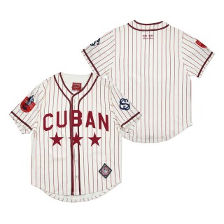 Cuban Stars Negro League Centennial Pinstripe Heritage Jersey