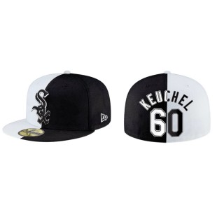 Dallas Keuchel White Sox White Black Split 59FIFTY Hat