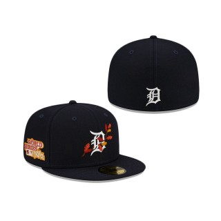 Men's Detroit Tigers Leafy Front 59FIFTY Fitted Hat
