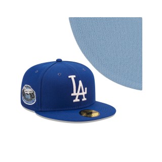 Los Angeles Dodgers 1963 World Series Sky Blue Undervisor 59FIFTY Fitted Hat Royal