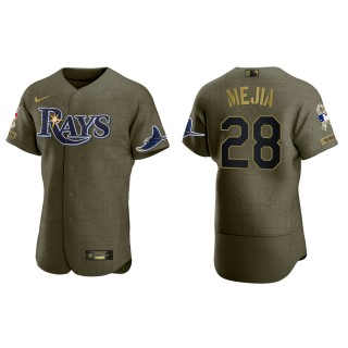 Francisco Mejia Tampa Bay Rays Salute to Service Green Jersey