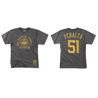 Freddy Peralta Milwaukee Brewers Stadium Series T-Shirt