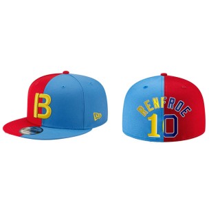 Hunter Renfroe Red Sox Red Blue Split 59FIFTY Hat