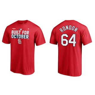 Jose Rondon Cardinals Red 2021 Postseason Locker Room T-Shirt