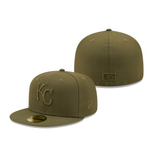 Kansas City Royals Color Pack 59FIFTY Fitted Hat Olive