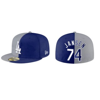 Kenley Jansen Los Angeles Dodgers Gray Royal Split Hat