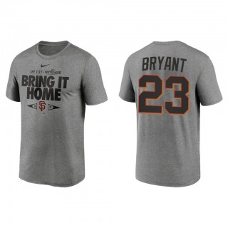 Kris Bryant San Francisco Giants Gray 2021 Postseason Proving Grounds T-Shirt
