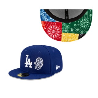 Los Angeles Dodgers Patchwork Undervisor Fitted Hat