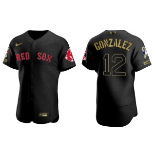 Marwin Gonzalez Boston Red Sox Salute to Service Black Jersey