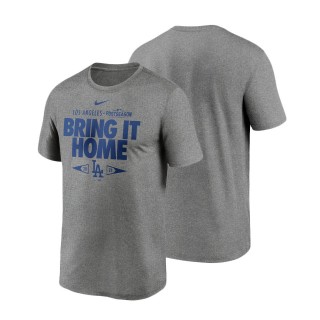 Dodgers Nike Gray 2021 Postseason Proving Grounds T-Shirt