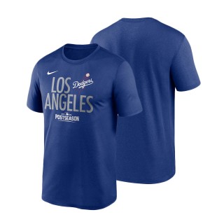 Dodgers Nike Royal 2021 Postseason Authentic Collection Dugout T-Shirt