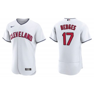 Men's Cleveland Indians Austin Hedges White Authentic Alternate Jersey