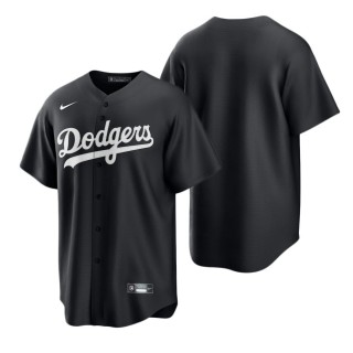 Men's Los Angeles Dodgers Black White Replica Jersey