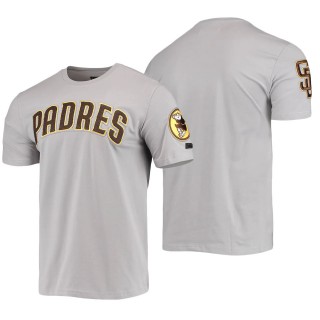 Men's San Diego Padres Pro Standard Gray Team Logo Tee
