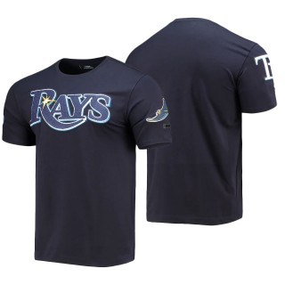 Men's Tampa Bay Rays Pro Standard Navy Team Logo Tee