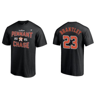Michael Brantley Houston Astros Black 2021 Division Series Winner Locker Room T-Shirt
