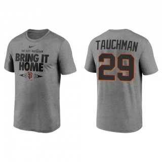 Mike Tauchman San Francisco Giants Gray 2021 Postseason Proving Grounds T-Shirt
