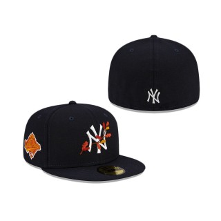 Men's New York Yankees Leafy Front 59FIFTY Fitted Hat
