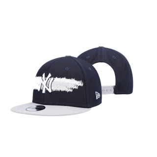 New York Yankees Youth Scribble 9FIFTY Hat Navy