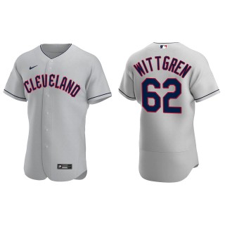 Nick Wittgren Cleveland Guardians Authentic Gray Jersey