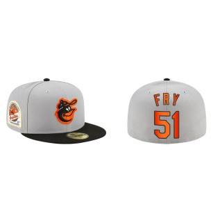 Paul Fry Orioles 30th Anniversary Patch 59FIFTY Fitted Hat