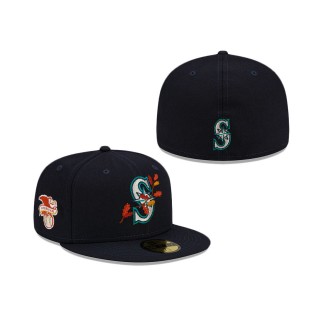 Men's Seattle Mariners Leafy Front 59FIFTY Fitted Hat