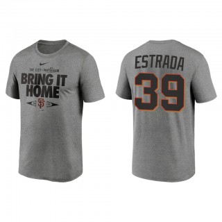 Thairo Estrada San Francisco Giants Gray 2021 Postseason Proving Grounds T-Shirt