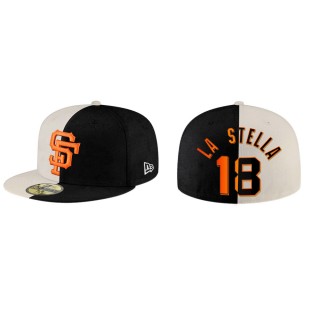 Tommy La Stella Giants Cream Black Split 59FIFTY Hat