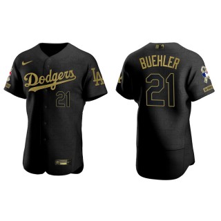 Walker Buehler Los Angeles Dodgers Salute to Service Black Jersey