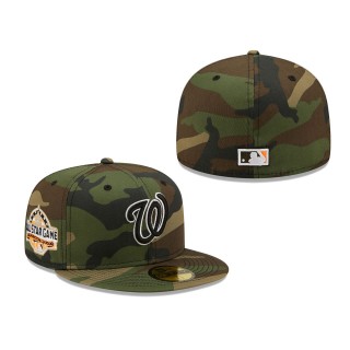 Nationals 2018 MLB All-Star Game Flame Undervisor 59FIFTY Fitted Hat Camo