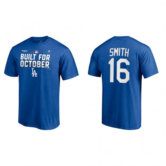 Will Smith Los Angeles Dodgers Royal 2021 Postseason Locker Room T-Shirt