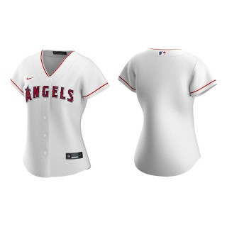 Women's Los Angeles Angels White Replica Home Jersey
