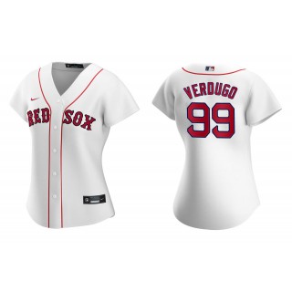 Women's Boston Red Sox Alex Verdugo White Replica Home Jersey