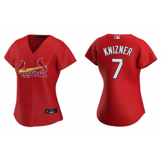 Women's St. Louis Cardinals Andrew Knizner Red Replica Alternate Jersey