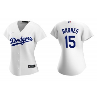 Women's Los Angeles Dodgers Austin Barnes White Replica Home Jersey